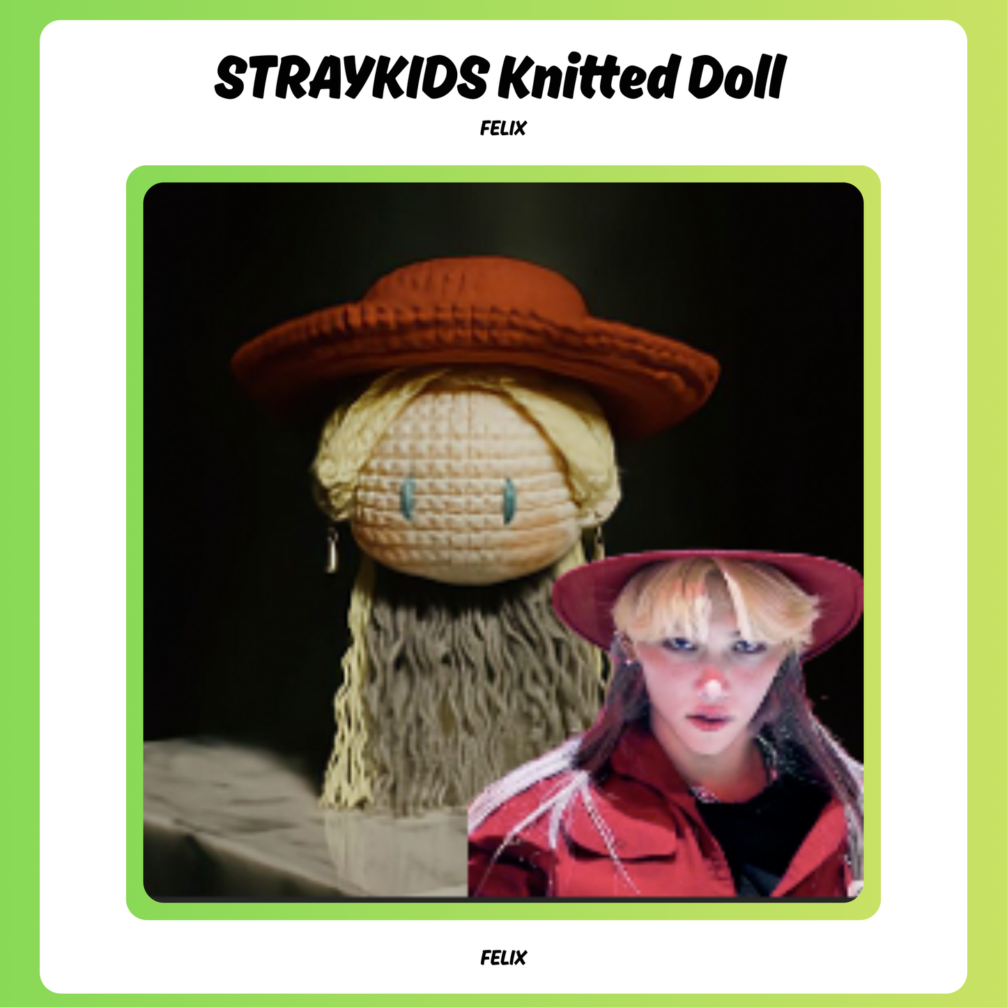 18 pieces gift box inspired by felix Keychain Dolls Handmade