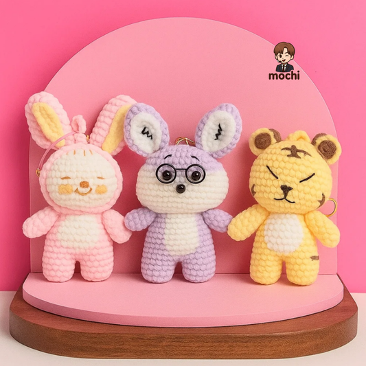 18 pieces gift box inspired by seventeen 3 CpsKeychain Dolls Handmade Plush Doll