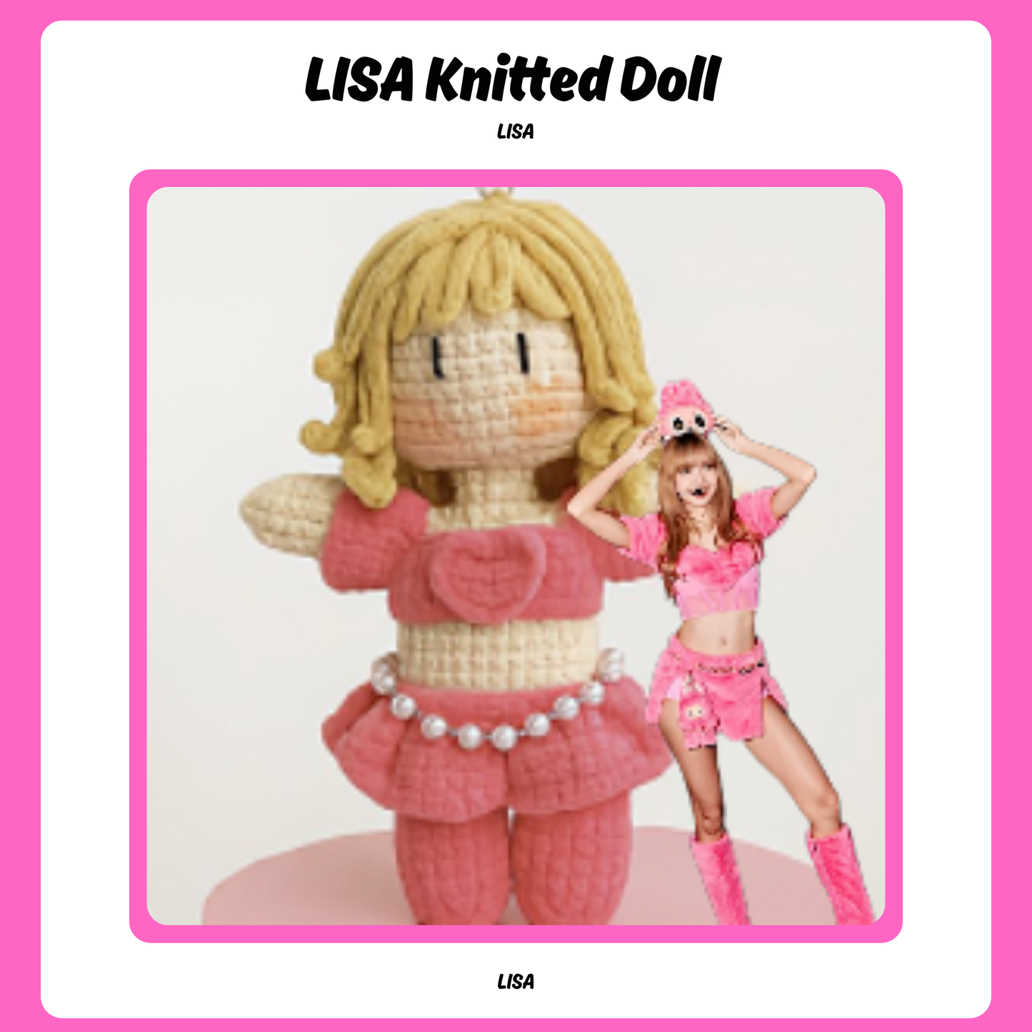 LISAキーチェーンドールにインスパイアされた18個のギフトボックス手作りぬいぐるみ