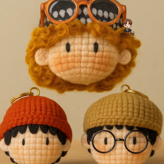 20 pieces gift box inspired by  seventeen 3pcs Keychain Dolls Handmade Plush Doll