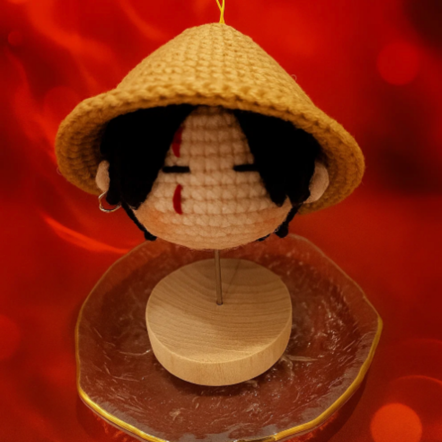 18 pieces gift box inspired by suga Keychain Dolls Handmade Plush Doll