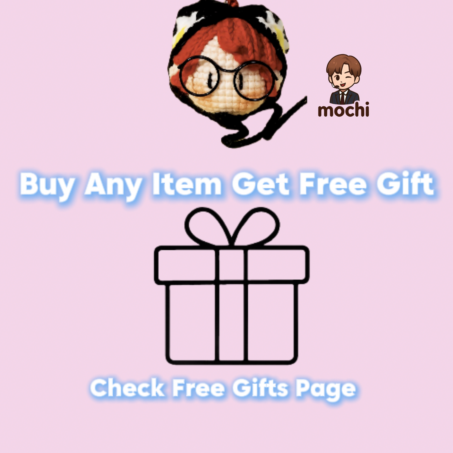 18 pieces gift box inspired by KeychainThe8 in Seventeen Dolls Handmade Plush Doll