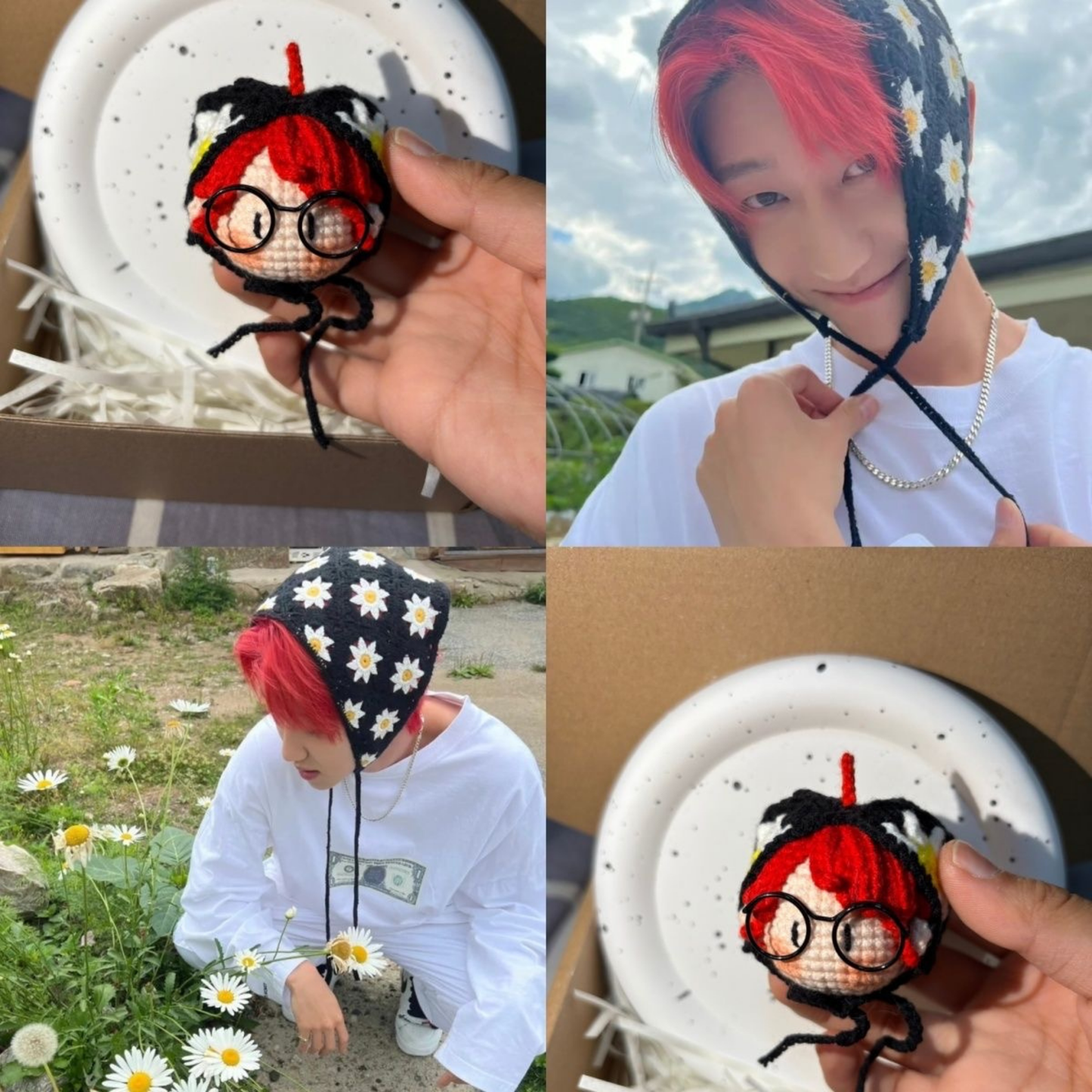 18 pieces gift box inspired by KeychainThe8 in Seventeen Dolls Handmade Plush Doll