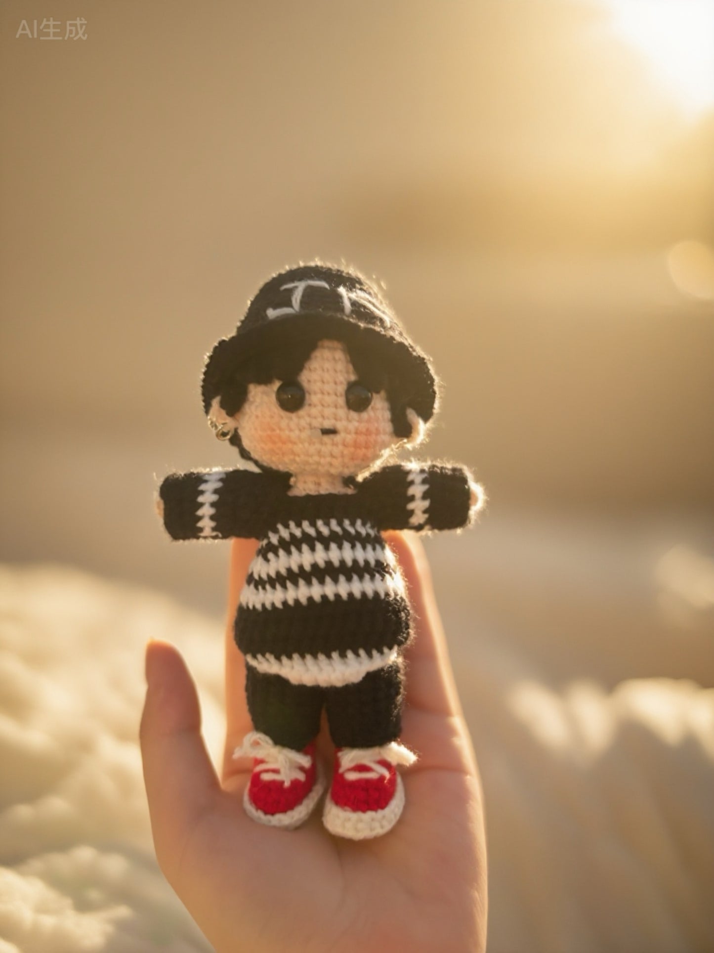 18 pieces gift box inspired by jungkook mic drop  Keychain Dolls Handmade Plush Doll
