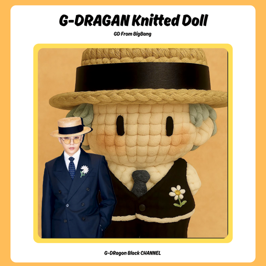 18 pieces gift box inspired by gdragonKeychain Dolls Handmade Plush Doll