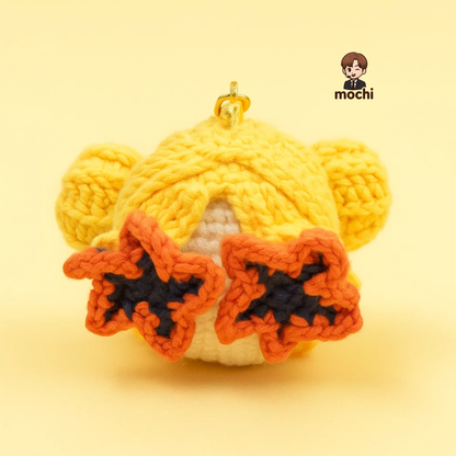 18 pieces gift box inspired by rose blackpink Keychain Dolls Handmade Plush Doll