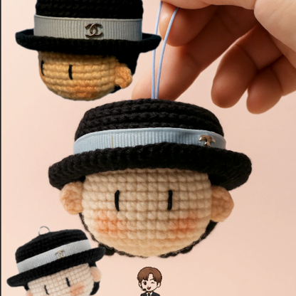 18 pieces gift box inspired by jennie gala look Keychain Dolls Handmade Plush Doll