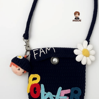 18 pieces gift box inspired by gdragon Keychain Dolls Handmade Plush Doll and bag