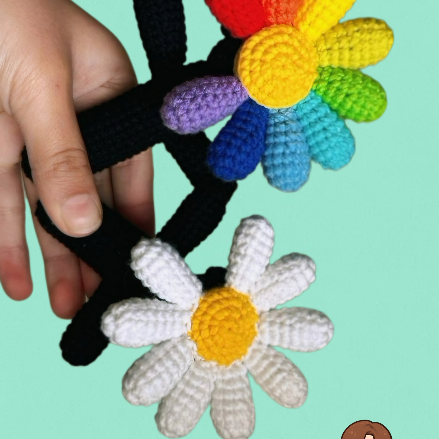 18 pieces gift box inspired by gdragon little daisy Keychain Dolls Handmade Plush Doll