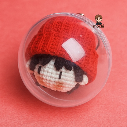 18 pieces gift box inspired by  SCOUPS Keychain Dolls Handmade Plush Doll