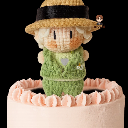 18 pieces gift box inspired by gdragon Keychain Dolls Handmade Plush Doll
