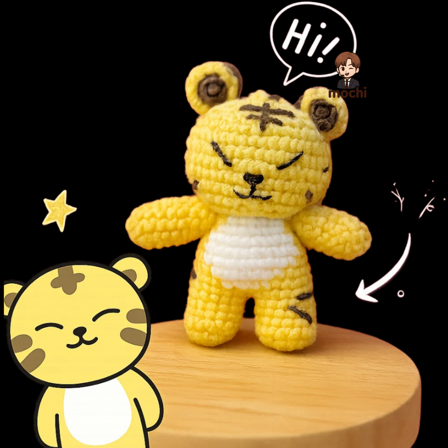 18 pieces gift box inspired by seventeen 3 CpsKeychain Dolls Handmade Plush Doll