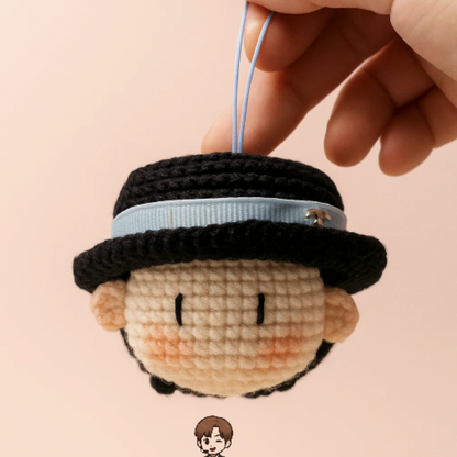 18 pieces gift box inspired by jennie gala look Keychain Dolls Handmade Plush Doll