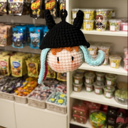 18 pieces gift box inspired by gdragon Keychain Dolls Handmade Plush Doll