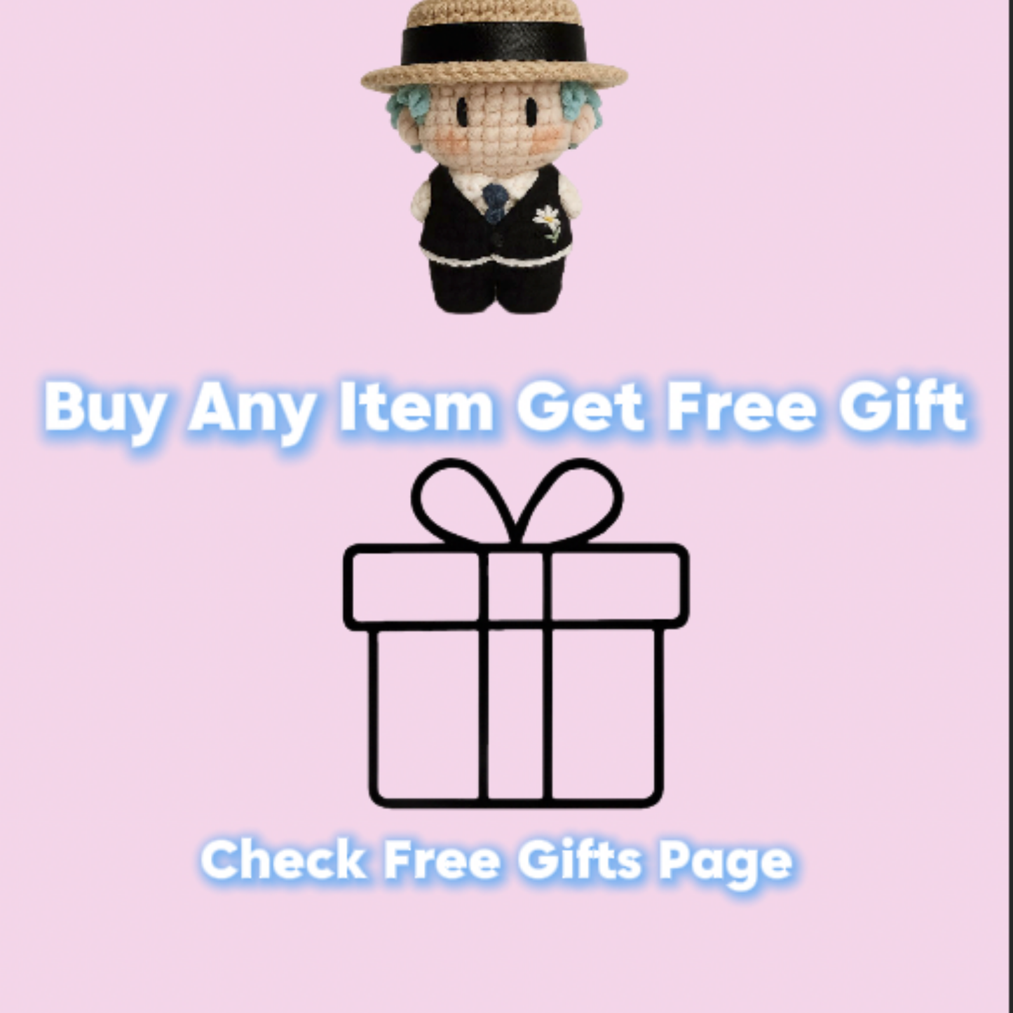 18 pieces gift box inspired by gdragonKeychain Dolls Handmade Plush Doll