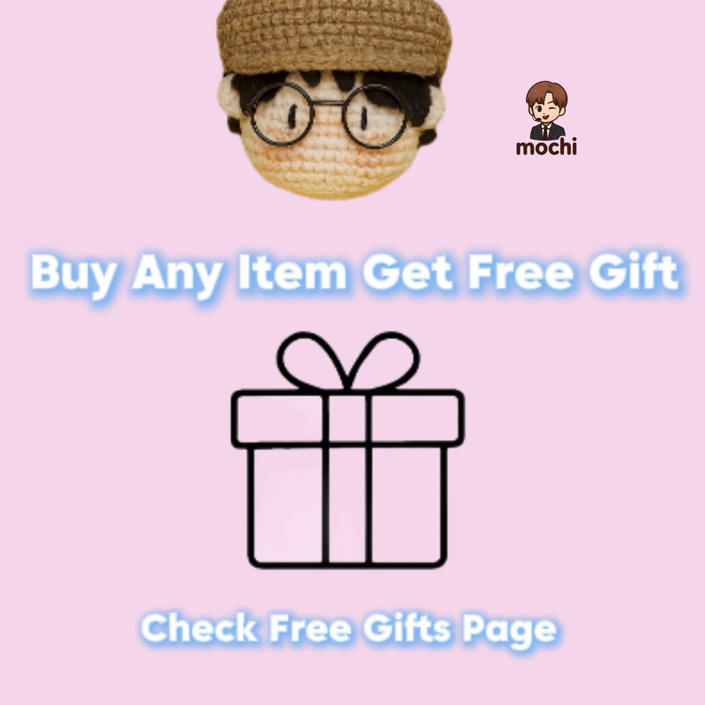 18 pieces gift box inspired by DK Keychain Dolls Handmade Plush Doll