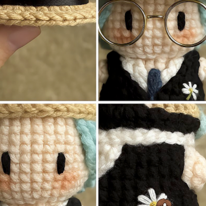 18 pieces gift box inspired by gdragonKeychain Dolls Handmade Plush Doll
