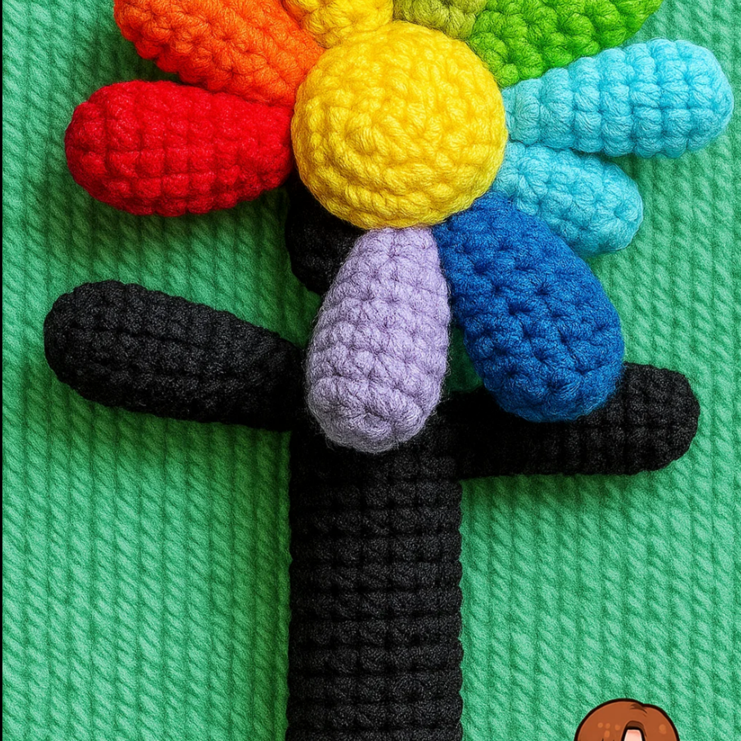 18 pieces gift box inspired by gdragon little daisy Keychain Dolls Handmade Plush Doll