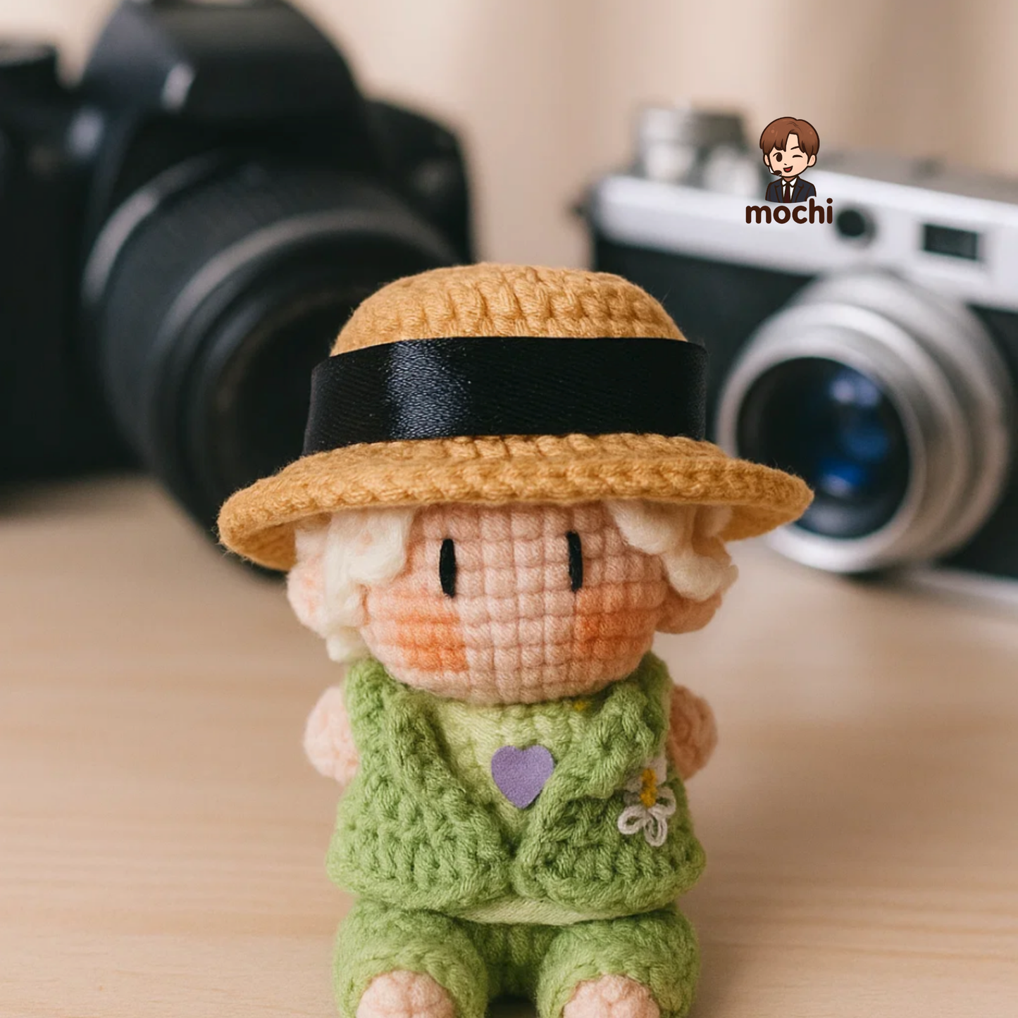 18 pieces gift box inspired by gdragon Keychain Dolls Handmade Plush Doll