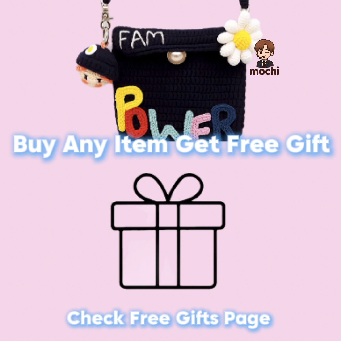 18 pieces gift box inspired by gdragon Keychain Dolls Handmade Plush Doll and bag