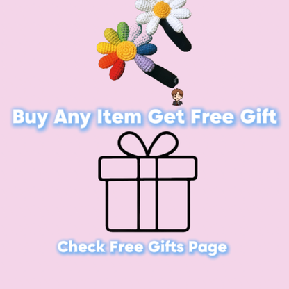 18 pieces gift box inspired by gdragon little daisy Keychain Dolls Handmade Plush Doll