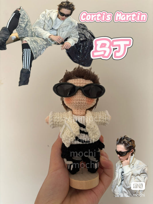 Keychain Dolls Handmade Plush Doll inspired by  cortis Martin mic drop