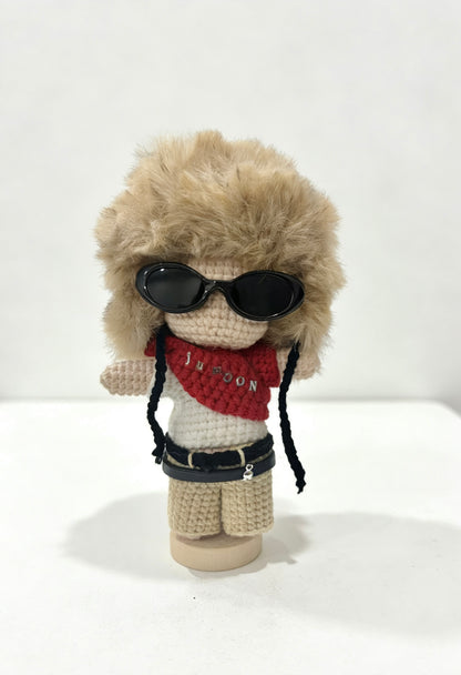 Keychain Dolls Handmade Plush Doll inspired by  Cortis Juhoon