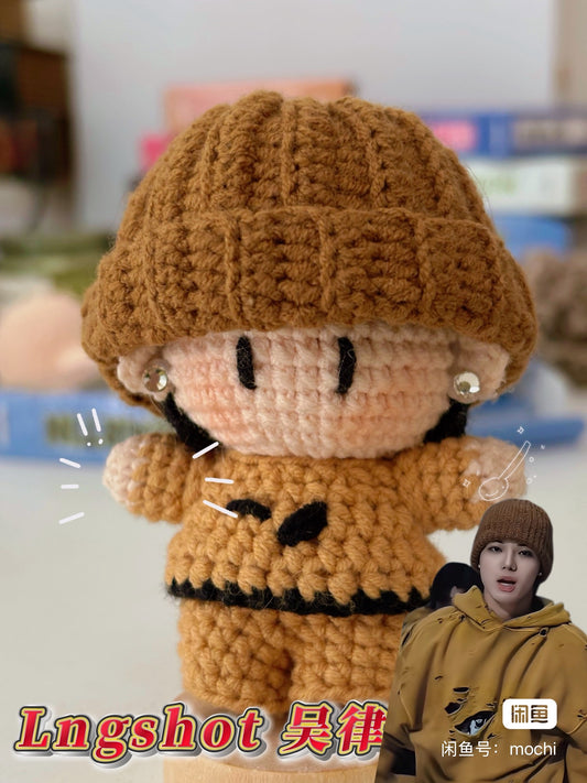 Keychain Dolls Handmade Plush Doll inspired by  lngshot ohyul moonwalkin’