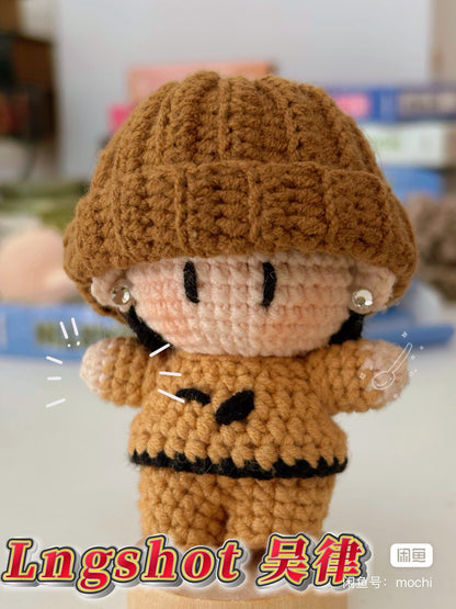 Keychain Dolls Handmade Plush Doll inspired by  lngshot ohyul moonwalkin’