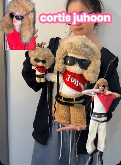 Keychain Dolls Handmade Plush Doll inspired by  Cortis Juhoon