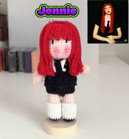 30 pieces gift box inspired by  blackpink Keychain Dolls Handmade Plush Doll