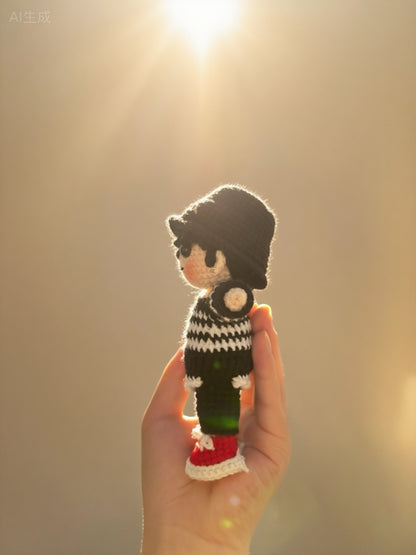 18 pieces gift box inspired by jungkook mic drop  Keychain Dolls Handmade Plush Doll