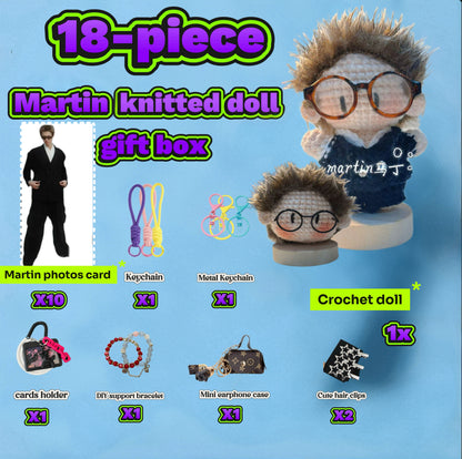 18 pieces gift box inspired bymartin cortis  Keychain Dolls Handmade Plush Doll