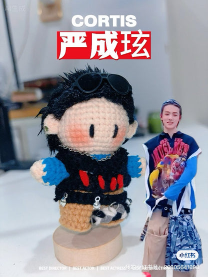 Keychain Dolls Handmade Plush Doll inspired by  cortis