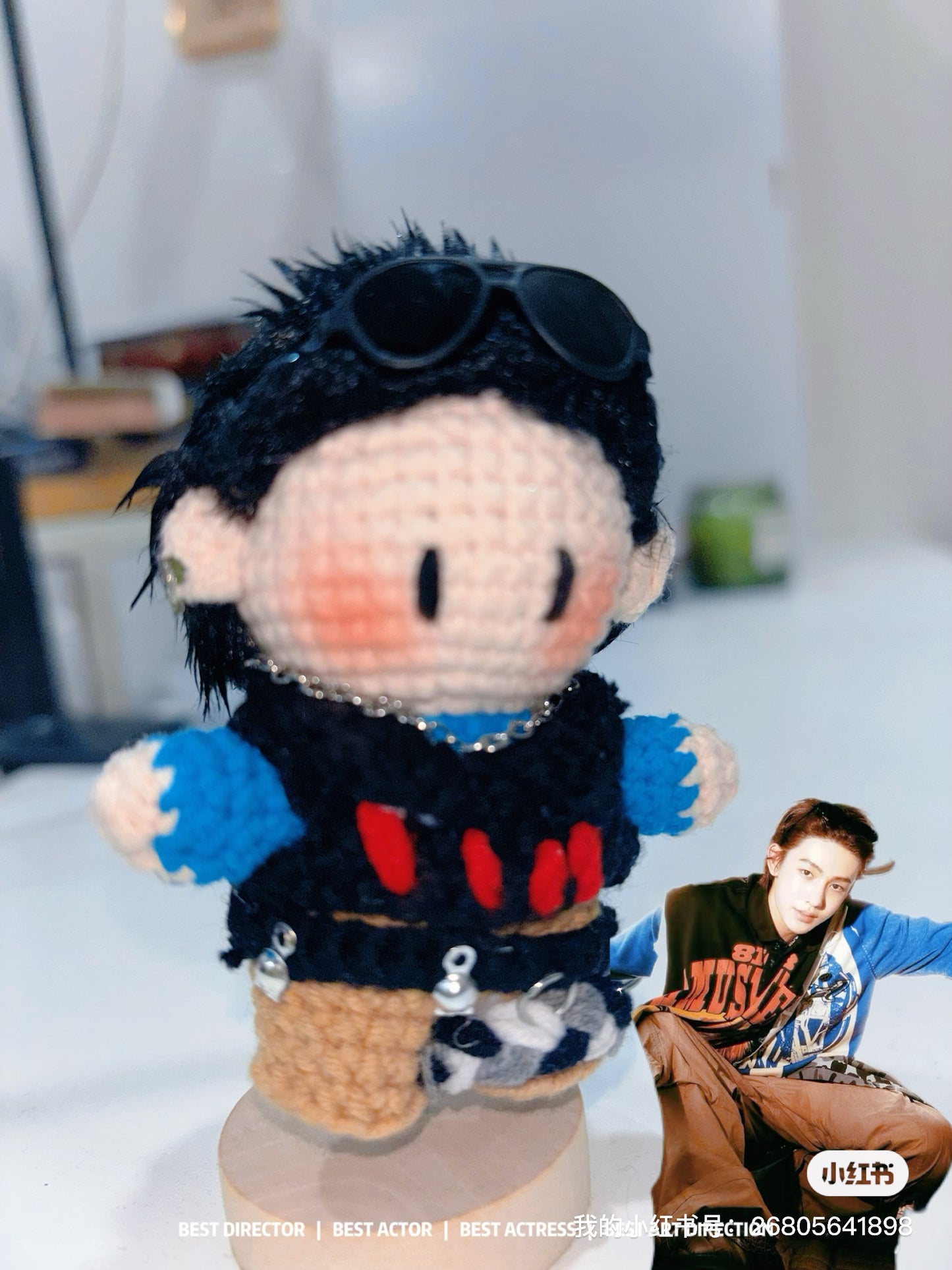 Keychain Dolls Handmade Plush Doll inspired by  cortis