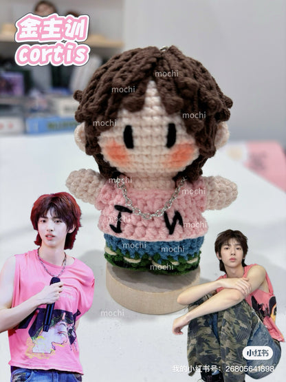 Keychain Dolls Handmade Plush Doll inspired by  cortis