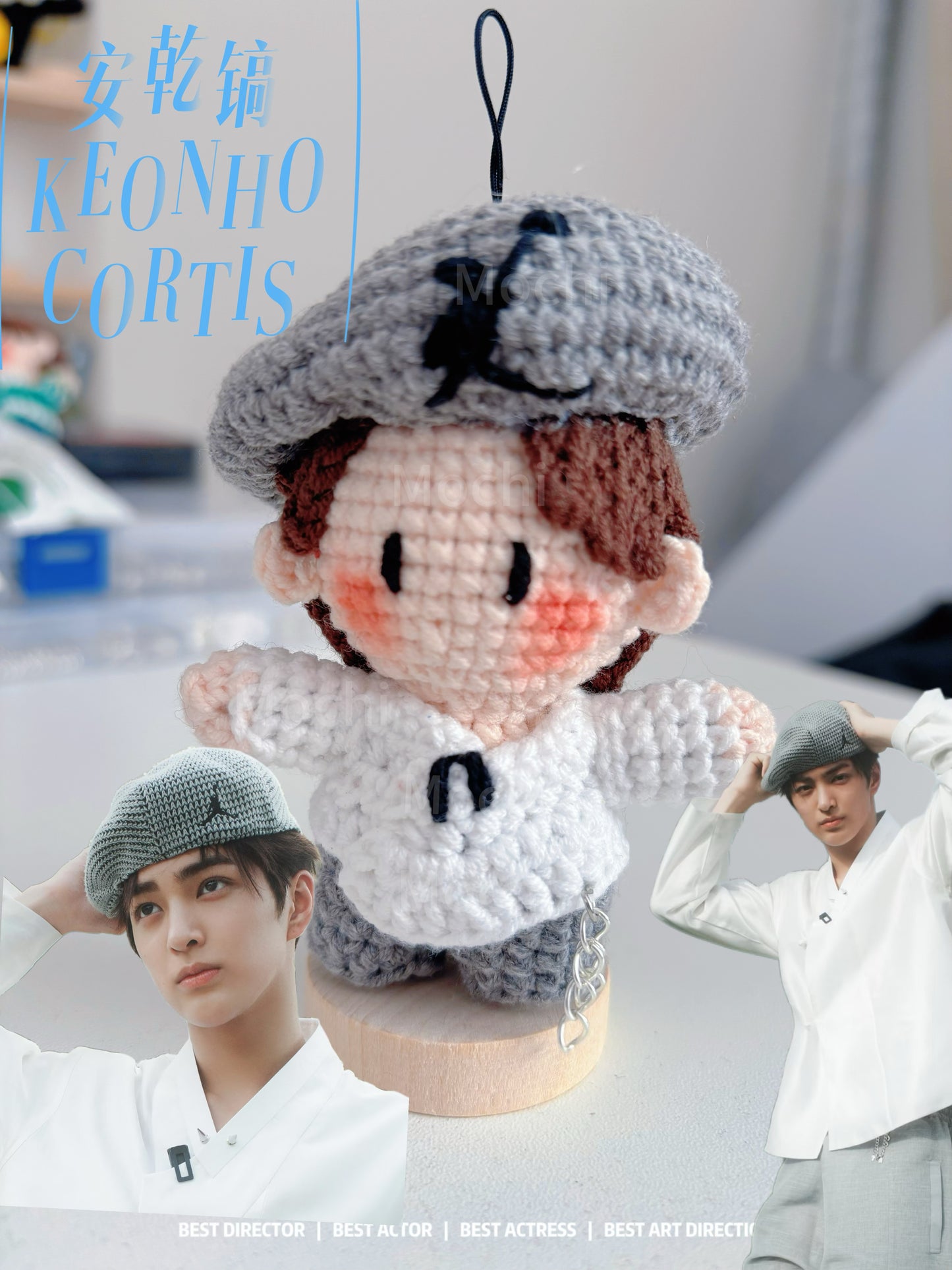 Keychain Dolls Handmade Plush Doll inspired by  cortis