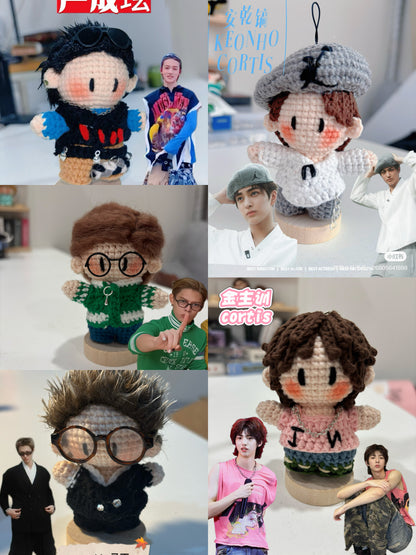 Keychain Dolls Handmade Plush Doll inspired by  cortis