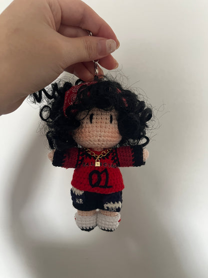 Keychain Dolls Handmade Plush Doll inspired by  babymonster ahyeon