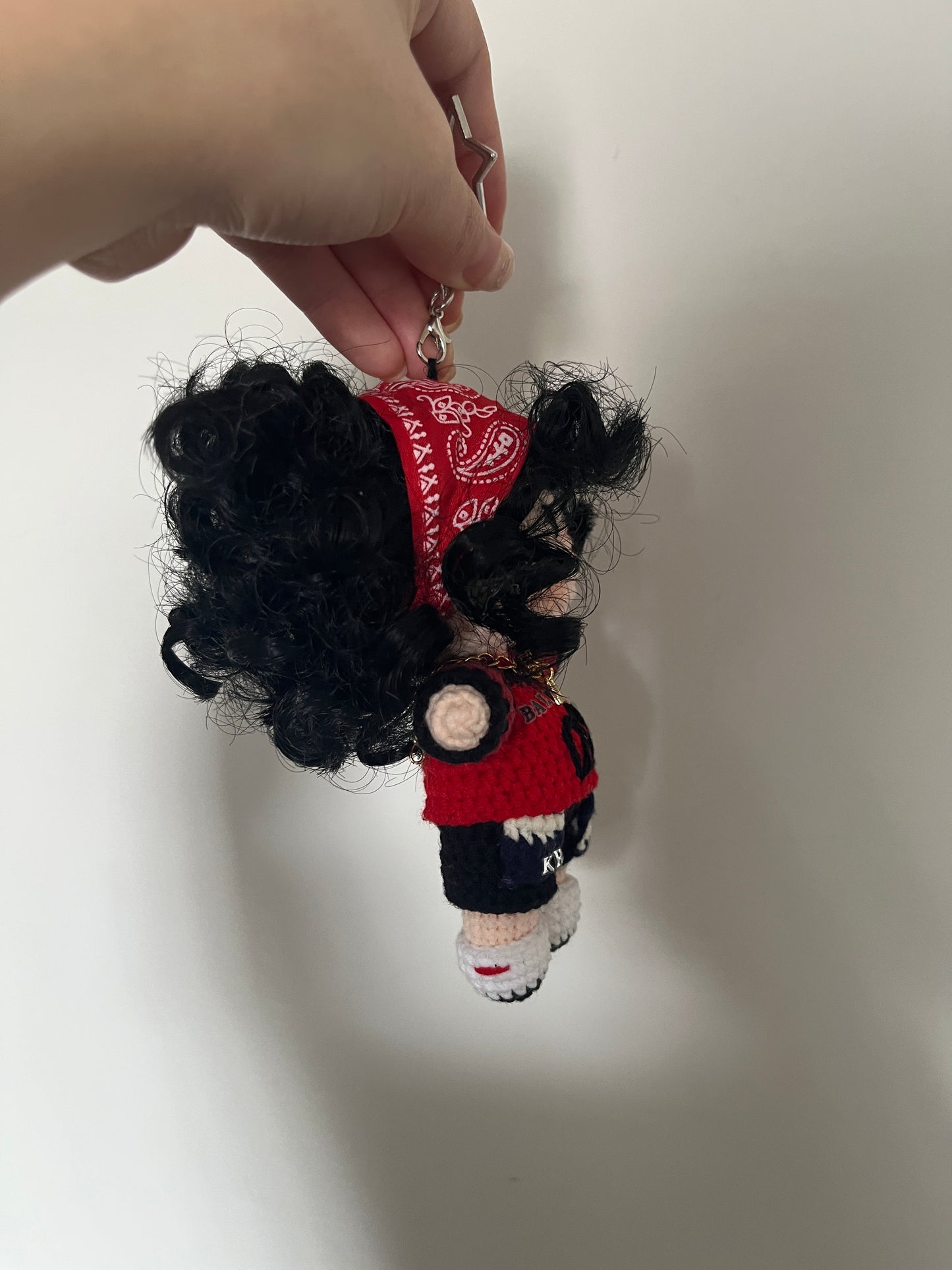 Keychain Dolls Handmade Plush Doll inspired by  babymonster ahyeon