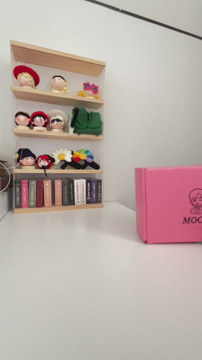 18 pieces gift box inspired by suga Keychain Dolls Handmade Plush Doll